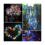 85847 Διακοσμητική Γιρλάντα 32 Μέτρα με Controller 8 Προγραμμάτων Εναλλαγών Φωτισμού - 300 LED 3.6W AC 230V με Χάλκινο Καλώδιο & Πρίζα Schuko Αδιάβροχη IP44 RGB Μ32m - Image 6
