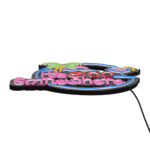 GloboStar® 85853 Φωτιστικό Ταμπέλα Φωτεινή Επιγραφή NEON LED Σήμανσης ITS 5:00 SOMEWHERE 30W AC 230V με Διακόπτη On/Off Ροζ - Γαλάζιο - Κίτρινο - Πράσινο - Κόκκινο - Image 4