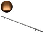 GLOBOSTAR® WASHERSTELLAR 90574 Μπάρα Φωτισμού Wall Washer LED 12W 1260lm 30° DC 24V Αδιάβροχο IP67 Ultra Θερμό Λευκό 2200K Dimmable - Bridgelux SMD Chip - Γκρι Ανθρακί - Μ100 x Π2 x Υ1.8cm - 3 Χρόνια Εγγύηση - Image 2