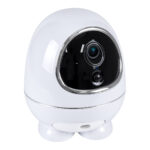 GloboStar® 86008 Rechargeable Table Camera WiFi HD 1080P 3MP 350° 5200mAh Two Way Audio & Motion Detection - Επαναφορτιζόμενη Επιτραπέζια Κάμερα WiFi HD 1080P 350° 5200mAh Διπλή Κατέυθυνση Ομιλίας με Ανιχνευτή Κίνησης - Λευκό - Image 3
