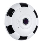 GloboStar® 86027 Επιτοίχια IP Camera 1080P WiFi 360° Μοιρών - Νυχτερινή Όραση με LED IR - Διπλή Κατέυθυνση Ομιλίας - Ανιχνευτή Κίνησης - Νυχτερινή Λήψη - Λευκό Μαύρο - Image 3
