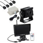 GloboStar® 86033 Έγχρωμη Κάμερα 720p CMOS HD Οπισθοπορείας Αυτοκινήτου-Φορτηγού DC 12-24V 170° με Οθόνη 7" DC 12-24V Night Capture με Parking Lines - Ασύρματο Χειριστήριο και ΚΙΤ Παρκαρίσματος με 4 Αισθητήρες Αδιάβροχο IP65 - Image 2