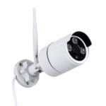 GloboStar® 86037 Ασύρματο Καταγραφικό με 4 x Camera 2MP 1080P WiFi  150° Μοιρών - Αδιάβροχο IP66 - Νυχτερινή Όραση με LED IR - Μονή Κατέυθυνση Ομιλίας - Ανιχνευτή Κίνησης - Νυχτερινή Λήψη - Λευκό - Image 6