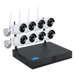 GloboStar® 86038 Ασύρματο Καταγραφικό με 8 x Camera 2MP 1080P WiFi  150° Μοιρών - Αδιάβροχο IP66 - Νυχτερινή Όραση με LED IR - Μονή Κατέυθυνση Ομιλίας - Ανιχνευτή Κίνησης - Νυχτερινή Λήψη - Λευκό - Image 3