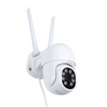 GloboStar® 86039 Ασύρματο Καταγραφικό με 4 x Camera 2MP 1080P WiFi  360° Μοιρών - Αδιάβροχο IP66 - Νυχτερινή Όραση με LED IR - Διπλή Κατέυθυνση Ομιλίας - Ανιχνευτή Κίνησης - Νυχτερινή Λήψη - Λευκό - Image 4