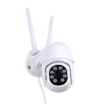 GloboStar® 86041 Ασύρματο Καταγραφικό με Οθόνη - 4 x Camera 2MP 1080P WiFi  360° Μοιρών - Αδιάβροχο IP66 - Νυχτερινή Όραση με LED IR - Διπλή Κατέυθυνση Ομιλίας - Ανιχνευτή Κίνησης - Νυχτερινή Λήψη - Λευκό - Image 5