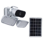 GloboStar® 86044 Αυτόνομος Ηλιακός Προβολέας LED SMD 24W 1200lm με IP Camera 1080P 2MP WiFi 150° Μοιρών - Ενσωματωμένη Μπαταρία 3200mAh - Φωτοβολταϊκό Πάνελ - Αισθητήρα Ημέρας-Νύχτας & Ρύθμιση Χρόνου Ανάμματος - Αδιάβροχος IP66 Ψυχρό Λευκό 6000K - Ασημί - Image 3