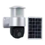 GloboStar® 86046 Αυτόνομος Ηλιακός Προβολέας LED SMD 24W 1200lm Camera 1080P 2MP WiFi 150° Μπαταρία 3200mAh Φωτοβολταϊκό Πάνελ Αισθητήρα Ημέρας-Νύχτας & Ρύθμιση Χρόνου Διπλή Κατέυθυνση Ομιλίας Αδιάβροχος IP66 Ψυχρό Λευκό 6000K - Ασημί - Image 3
