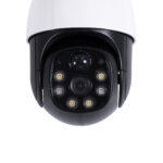 GloboStar® 86055 Αυτόνομη Ηλιακή IP Camera 1080P 2MP WiFi 350° Μοιρών - 3200mAh - Φωτοβολταϊκό Πάνελ - Νυχτερινή Όραση με LED IR - Ανιχνευτή Κίνησης - Νυχτερινή Λήψη - Αδιάβροχη IP66 - Λευκό - Image 6