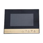 GloboStar® 86059 Σετ Θυροτηλεόρασης με Έγχρωμη Οθόνη Αφής 7" και Κάμερα 1080P HD & 4 Επαγωγικά Κλειδιά για Ηλεκτρονικές Κλειδαριές - Μαύρο - Χρυσό - Image 4