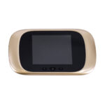 GloboStar® 86068 Επαναφορτιζόμενη Ψηφιακή Έξυπνη Camera Εξώπορτας 90° Μοιρών με Έγχρωμη Οθόνη 2.8" Inches - USB - Νυχτερινή Όραση με LED IR - Κουδούνι - Χρυσό - Image 4