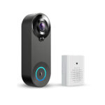 GloboStar® 86075 Επαναφορτιζόμενη Ψηφιακή Έξυπνη Camera Εξώπορτας 1080P WiFi 166° Μοιρών - 2500mAh - Νυχτερινή Όραση με LED IR - Ανιχνευτή Κίνησης - Κουδούνι - Διπλή Κατέυθυνση Ομιλίας - Μαύρο - Image 3