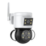 GloboStar® 86076 Επιτοίχια Κάμερα Πρίζας WiFi HD 1080P 350° Διπλή Κατέυθυνση Ομιλίας & Ανιχνευτή Κίνησης - Απομακρυσμένος Έλεγχος - Αδιάβροχη IP65 - Λευκό Μαύρο - Μ15 x Π14.5 x Y15cm - 2 Χρόνια Εγγύηση - Image 3