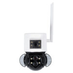 GloboStar® 86076 Επιτοίχια Κάμερα Πρίζας WiFi HD 1080P 350° Διπλή Κατέυθυνση Ομιλίας & Ανιχνευτή Κίνησης - Απομακρυσμένος Έλεγχος - Αδιάβροχη IP65 - Λευκό Μαύρο - Μ15 x Π14.5 x Y15cm - 2 Χρόνια Εγγύηση - Image 5