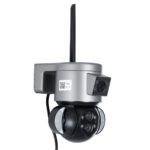 GloboStar® 86077 Επιτοίχια Κάμερα Πρίζας WiFi HD 1080P 350° Διπλή Κατέυθυνση Ομιλίας & Ανιχνευτή Κίνησης - Απομακρυσμένος Έλεγχος - Αδιάβροχη IP65 - Γρι Μαύρο - Μ15 x Π14.5 x Y15cm - 2 Χρόνια Εγγύηση - Image 4