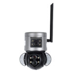 GloboStar® 86077 Επιτοίχια Κάμερα Πρίζας WiFi HD 1080P 350° Διπλή Κατέυθυνση Ομιλίας & Ανιχνευτή Κίνησης - Απομακρυσμένος Έλεγχος - Αδιάβροχη IP65 - Γρι Μαύρο - Μ15 x Π14.5 x Y15cm - 2 Χρόνια Εγγύηση - Image 5
