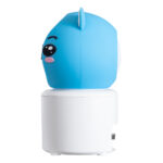 GloboStar® 86079 Επιτραπέζια Κάμερα WiFi HD 1080P 350° Διπλή Κατέυθυνση Ομιλίας & Ανιχνευτή Κίνησης - Απομακρυσμένος Έλεγχος Body Auto Tracking IP20 - Γαλάζιο Λευκό - Φ8 x Υ13cm - 2 Χρόνια Εγγύηση - Image 5