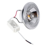 GLOBOSTAR® DARKO 60380 Σποτ AR111 LED 14W 1582lm 40° AC 220-240V IP20 Θερμό Λευκό 2700K - Indirect Anti-Glare Reflector - Bridgelux High Lumen COB Gen2 & TÜV SÜD Driver - Μ11.1 x Π11.1 x Υ6.6cm - 3 Χρόνια Εγγύηση - Image 2