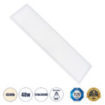 GLOBOSTAR® PANELETI 60213 Χωνευτό Panel Οροφής 120x30 LED 48W 4560lm 120° UGR<19 AC 220-240V IP20 Φυσικό Λευκό 4500K - Lumileds SMD Chip & TÜV SÜD Driver - Λευκό Γαλακτερό - Μ120 x Π30 x Υ1.5cm / Q116 x 26cm - 5 Χρόνια Εγγύηση - Image 2