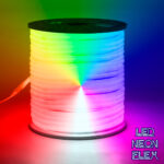 GLOBOSTAR® NEOTUBE 70598 Ταινία Neon Flex LED 18W/m 900lm/m 360° DC 220-240V Αδιάβροχο IP65 60 x SMD5050 Chip/m Πολύχρωμο RGB Dimmable - Sanan SMD Chip - Μ100 x Π2.1 x Υ2.1cm - 3 Χρόνια Εγγύηση - Image 2