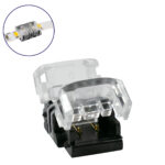 GLOBOSTAR® STRIPCON 70713 Ταχυσύνδεσμος για Μονόχρωμη Ταινία LED 8mm σε 8mm IP20 - Διάφανο - Μ1.3 x Π1.9 x Υ0.8cm - Image 2