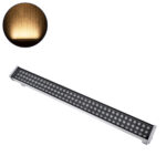 GLOBOSTAR® WASHERGAIA 90217 Μπάρα Φωτισμού Wall Washer LED 216W 23760lm 10° DC 24V Αδιάβροχο IP67 Θερμό Λευκό 2700K Dimmable - Bridgelux SMD Chip - Ασημί - Μ100 x Π10.2 x Υ9.5cm - 3 Χρόνια Εγγύηση - Image 2