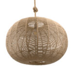 GLOBOSTAR® MANDALA 00732 Boho Κρεμαστό Φωτιστικό Οροφής με Ντουί 1 x E27 AC 220-240V IP20 - Μπεζ - Μ80 x Π80 x Υ60cm - Image 2
