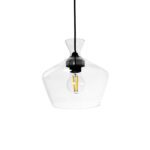 GLOBOSTAR® BALU 206-0039 Μοντέρνο Κρεμαστό Φωτιστικό Οροφής με Ντουί 1 x E27 AC 220-240V IP20 - Διάφανο - Μ22 x Π22 x Υ22cm - Image 2