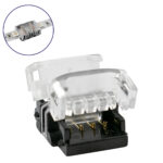 GLOBOSTAR® STRIPCON 70721 Ταχυσύνδεσμος για RGB Ταινία LED 10mm σε 10mm IP20 - Διάφανο - Μ1.5 x Π1.9 x Υ0.8cm - Image 2