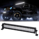 GloboStar® 85462 PRO Series Μπάρα Ίσια - Straight για Αυτοκίνητα & Φορτηγά LED CREE XBD 120W 12000lm DC 10-30V Αδιάβροχη IP65 Ψυχρό Λευκό 6000K - Image 2