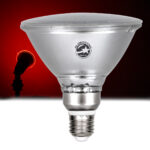 GLOBOSTAR® GARDENPAR 60229 Σποτ E27 PAR38 Σκληρού Υάλου LED 18W 900lm 60° AC 220-240V Αδιάβροχο IP65 Κόκκινο - Μ12 x Π12 x Υ13cm - 3 Χρόνια Εγγύηση - Image 2