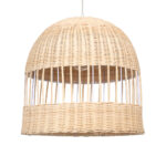 GLOBOSTAR® LUCIA 01725 Boho Κρεμαστό Φωτιστικό Οροφής με Ντουί 1 x E27 AC 220-240V IP20 - Μπεζ - Μ40 x Π40 x Y34cm - Image 2