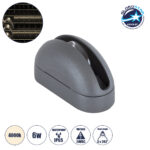 GLOBOSTAR® WINDOWCURBA 90109 Φωτιστικό Ανάδειξης Παραθύρων LED 6W 570lm 3°x262° DC 24V Αδιάβροχο IP65 Φυσικό Λευκό 4500K Dimmable - CREE XPE Chip - Γκρι Ανθρακί - Μ12 x Π5.3 x Υ6.5cm - 3 Χρόνια Εγγύηση