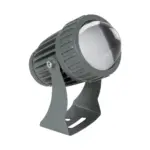 GLOBOSTAR® SPOTFENIA 90135 Αρχιτεκτονικό Σποτ Φωτισμου LED 10W 1100lm 5° DC 24V Αδιάβροχο IP65 Θερμό Λευκό 2700K Dimmable - Bridgelux COB Chip - Γκρι Ανθρακί - Μ7 x Π7 x Υ15.5cm - 3 Χρόνια Εγγύηση - Image 2