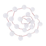 GloboStar® 90259 Digital Pixel Addressable Facade Module Chain String with 20 Spots - Ψηφιακή Αλυσίδα Γιρλάντα με 20 Σποτ LED SMD 3535 15W 20LED 20PIXEL SPI/TTL Protocol IC UCS512B 1200lm 240° DC 12V IP67 Θερμό Λευκό 2700K - Λευκό Σώμα - Μ200 x Π5 x Υ5cm - Image 6