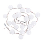 GloboStar® 90139 Digital Pixel Addressable Facade Module Chain String with 20 Spots - Ψηφιακή Αλυσίδα - Γιρλάντα με 20 Σποτ LED SMD 3535 15W 20LED 20PIXEL SPI/TTL Protocol IC UCS512B 900lm 240° DC 12V Αδιάβροχο IP67 Πολύχρωμο RGB - Μ200 x Π5 x Υ5cm - 3 Χρόνια Εγγύηση - Image 6