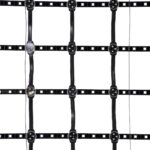 GloboStar® 90141 Digital Pixel Addressable Facade Soft Net Panel - Ψηφιακό Εύκαμπτο Δίχτυ Πάνελ Πρόσοψης Κτιρίων LED SMD 3535 75W/m2 100LED/m2 100PIXEL/m2 SPI/TTL Protocol IC UCS512B 4500lm/m2 120° DC 12V IP67 RGB - Μαύρο Σώμα - Μ100 x Π100 x Υ1.7cm - Image 5