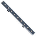 GLOBOSTAR® WASHERMARGO 90171 Μπάρα Φωτισμού Wall Washer LED 9W 945lm 30° DC 24V Αδιάβροχο IP65 Ultra Θερμό Λευκό 2200K Dimmable - Bridgelux SMD Chip - Γκρι Ανθρακί - Μ50 x Π4 x Υ5cm - 3 Χρόνια Εγγύηση - Image 3