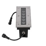 GLOBOSTAR® UNDERGROUNDREMVI 90191 Χωνευτή Μπάρα Φωτισμού Wall Washer LED 9W 765lm 10° DC 24V Αδιάβροχο IP68 Πολύχρωμο RGBW Dimmable DMX512 - Bridgelux SMD Chip - Ανοξείδωτο Ατσάλι SS316 - Μ30 x Π9 x Υ8.5cm / Q28.5 x 7.5cm - 3 Χρόνια Εγγύηση - Image 4