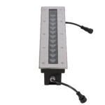 GLOBOSTAR® UNDERGROUNDREMVI 90193 Χωνευτή Μπάρα Φωτισμού Wall Washer LED 12W 1020lm 10° DC 24V Αδιάβροχο IP68 Πολύχρωμο RGBW Dimmable DMX512 - Bridgelux SMD Chip - Ανοξείδωτο Ατσάλι SS316 - Μ50 x Π9 x Υ7.2cm / Q48.5 x 7.5cm - 3 Χρόνια Εγγύηση - Image 4