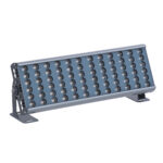 GloboStar® FLOOD-TENA 90221 Προβολέας Wall Washer για Φωτισμό Κτιρίων LED 72W 6480lm 10° DC 24V Αδιάβροχο IP65 L46.5 x W7 x H16.5cm Θερμό Λευκό 2700K - Ασημί - 3 Years Warranty - Image 3
