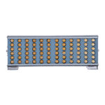 GloboStar® FLOOD-TENA 90221 Προβολέας Wall Washer για Φωτισμό Κτιρίων LED 72W 6480lm 10° DC 24V Αδιάβροχο IP65 L46.5 x W7 x H16.5cm Θερμό Λευκό 2700K - Ασημί - 3 Years Warranty - Image 4
