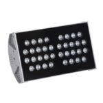 GloboStar® FLOOD-TENA 90222 Προβολέας Wall Washer για Φωτισμό Κτιρίων LED 72W 6120lm 10° DC 24V Αδιάβροχο IP65 L29.8 x W15.5 x H18cm RGBW DMX512 - Ασημί - 3 Years Warranty - Image 3