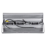 GloboStar® FLOOD-TENA 90223 Προβολέας Wall Washer για Φωτισμό Κτιρίων LED 150W 13500lm 10° AC 220-240V Αδιάβροχο IP65 L43.5 x W15.5 x H18cm Θερμό Λευκό 2700K - Ασημί - 3 Years Warranty - Image 5
