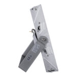GloboStar® FLOOD-TENA 90223 Προβολέας Wall Washer για Φωτισμό Κτιρίων LED 150W 13500lm 10° AC 220-240V Αδιάβροχο IP65 L43.5 x W15.5 x H18cm Θερμό Λευκό 2700K - Ασημί - 3 Years Warranty - Image 6
