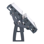 GloboStar® FLOOD-TENA 90225 Προβολέας Wall Washer για Φωτισμό Κτιρίων LED 192W 17280lm 10° DC 24V Αδιάβροχο IP65 L68.5 x W33 x H24cm Θερμό Λευκό 2700K - Ασημί - 3 Years Warranty - Image 6