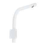 GloboStar® 90229 Μεταλλική Βάση Στήριξης CURVED M62cm x Φ60mm για Φωτιστικά Δρόμου Street Lights με Διάμετρο Βάσης Φ60mm - Image 4