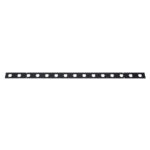 GloboStar® 90237 Μεταλλικο Καλυμμα 1 Μέτρου 15 Τεμαχίων για Ψηφιακή Αλυσίδα Γιρλάντα 20 Σποτ LED με Κωδικό 90140 Μαύρο Μ100 x Π4.7 x Υ1cm - Image 5