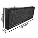 GLOBOSTAR® DISPLAY 90271 Κυλιόμενη Ψηφιακή Επιγραφή P10 Μονής Όψης LED AC 220-240V Αδιάβροχο IP54 Κόκκινο - WiFi Control μέσω FK APP - Αισθητήρας Θερμοκρασίας & Υγρασίας - Μ104 x Π9 x Υ40cm - 2 Χρόνια Εγγύηση - Image 6