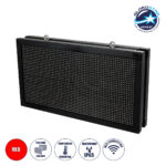 GLOBOSTAR® DISPLAY 90278 Κυλιόμενη Ψηφιακή Επιγραφή 64x32cm P10 Διπλής Όψης LED AC 220-240V Αδιάβροχο IP65 Κόκκινο - WiFi Control μέσω FK APP - Αισθητήρας Θερμοκρασίας & Υγρασίας - Μ70 x Π11 x Υ38.5cm - 2 Χρόνια Εγγύηση